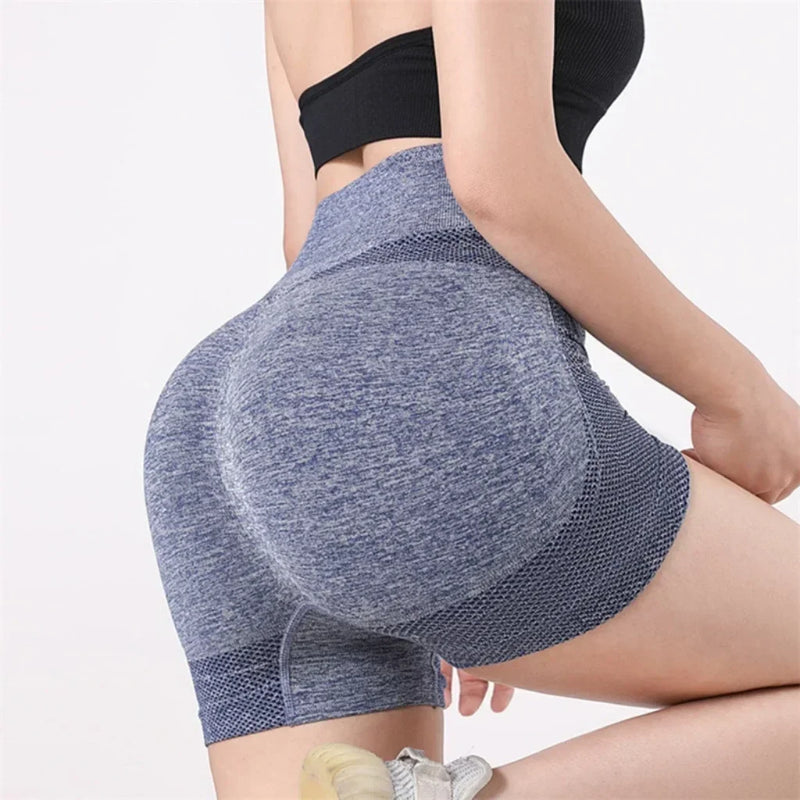 Shorts para academia e ioga com elevação de bunda