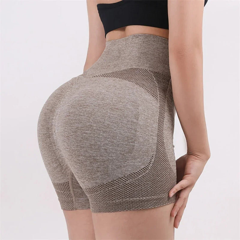 Shorts para academia e ioga com elevação de bunda