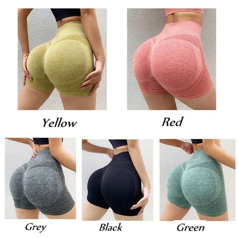 Shorts para academia e ioga com elevação de bunda